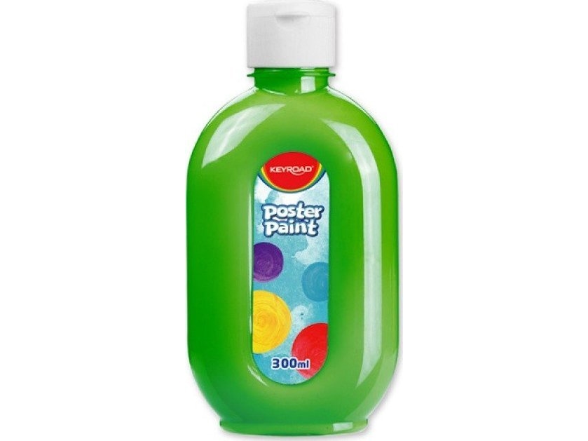 Keyroad KEYROAD affischfärg, 300ml, flaska, grön | Skola & Hobby - Konstmaterial - Akvareller och vattenfärger | GameStuff
