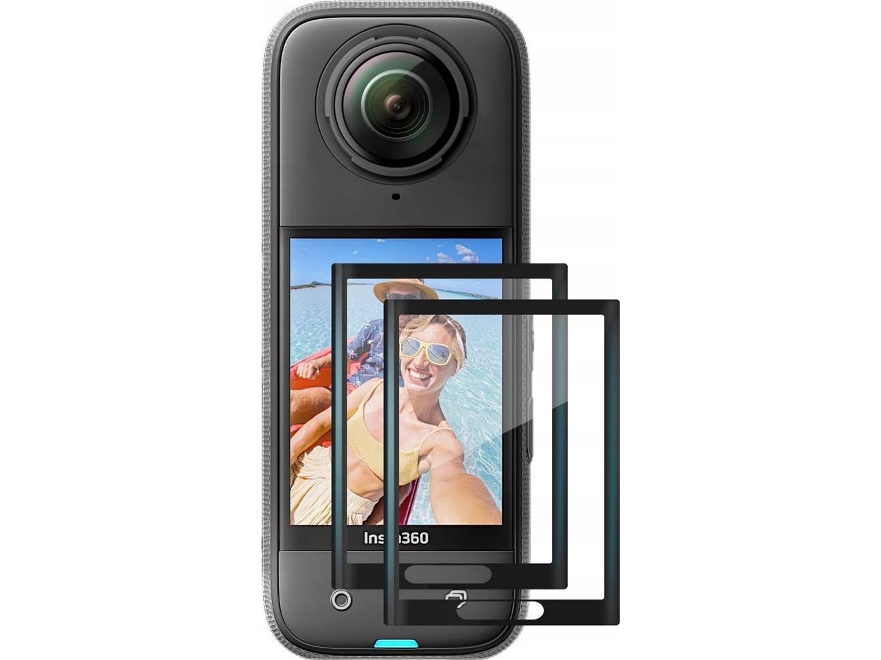 Sunnylife 2X Gehärtetes Glas Lcd Bildschirmschutz Für Insta 360 Insta360 X4 / X 4 / Ist-Bhm799-2