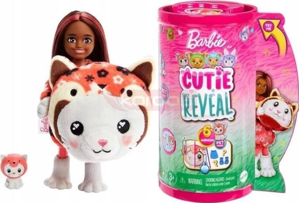 Barbie dukke Mattel Barbie Color Reveal Chelsea Panda cat HRK28