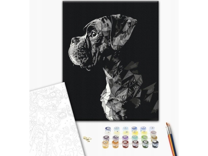 Your Hobby Paint By Numbers Brushme, 40X50 Cm, Hund, 1 Stk.