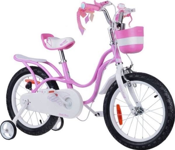 Royalbaby RoyalBaby Bike 16 Little Swan retro børnekurv sidehjul RB16-18