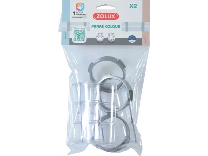 Zolux Connexion varme bøjler/kamer til akvarie, S (2 stk.)