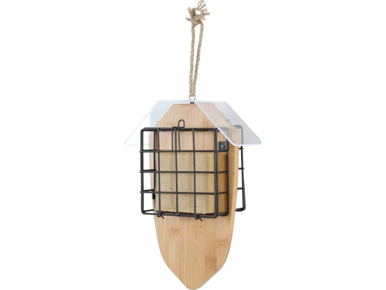 Zolux hængebræt i bambus til fedtklodser til fugle