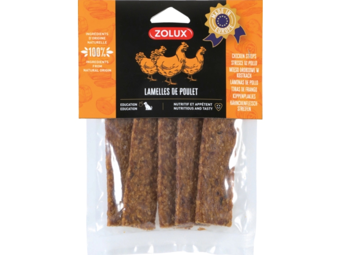 Zolux Hundegodbidder Kyllingestrimler 100 G