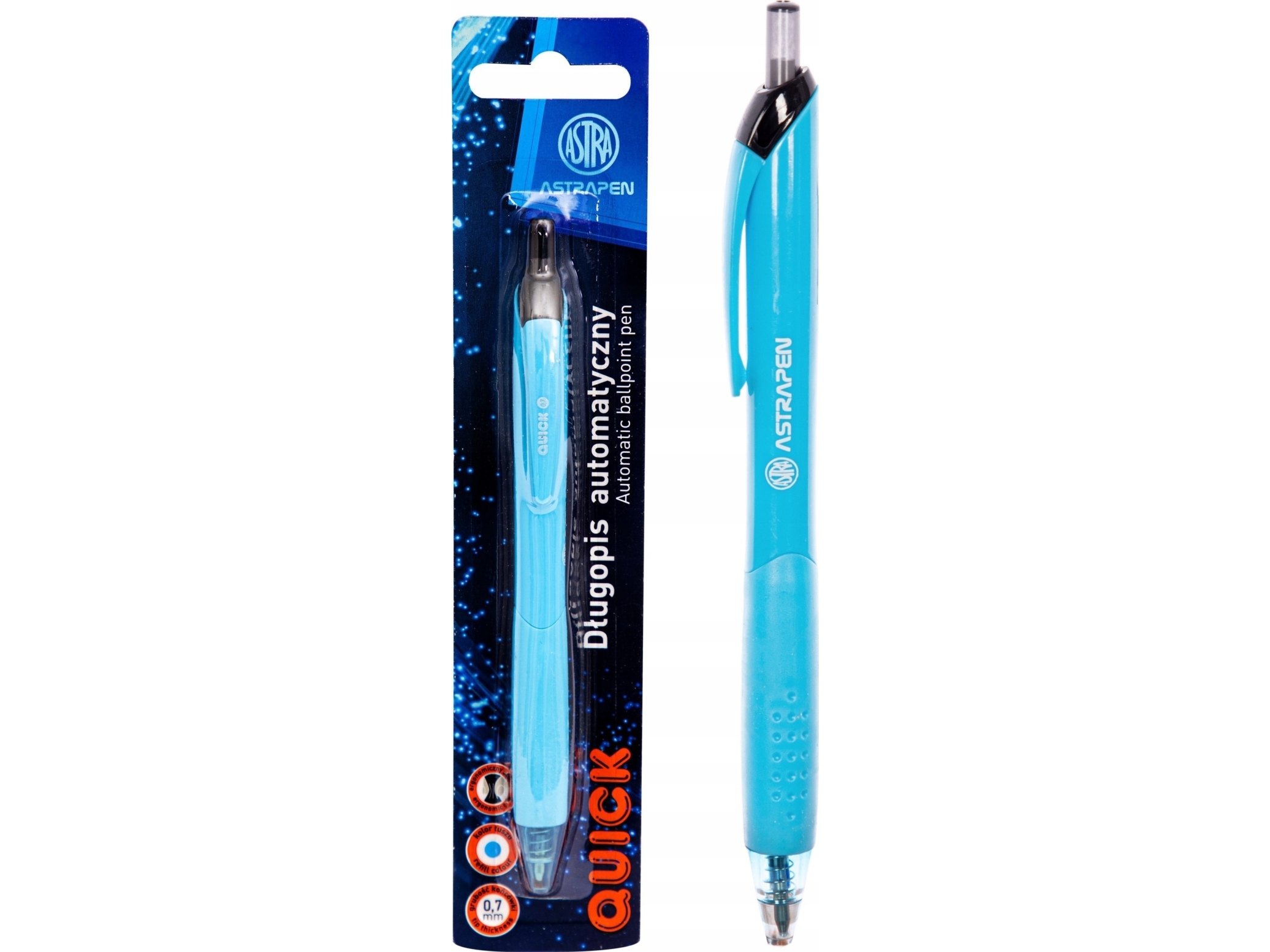 Astra Automatisk Kuglepen Quick 0,7 Mm Astra