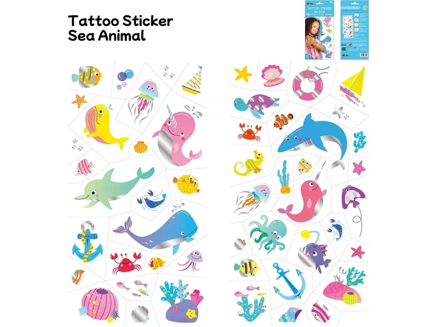 Teka Tattoos - Wassertiere