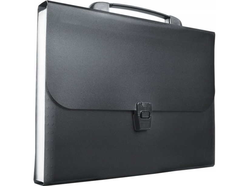 Folder A4 Pp Handle 13 Compartments Black