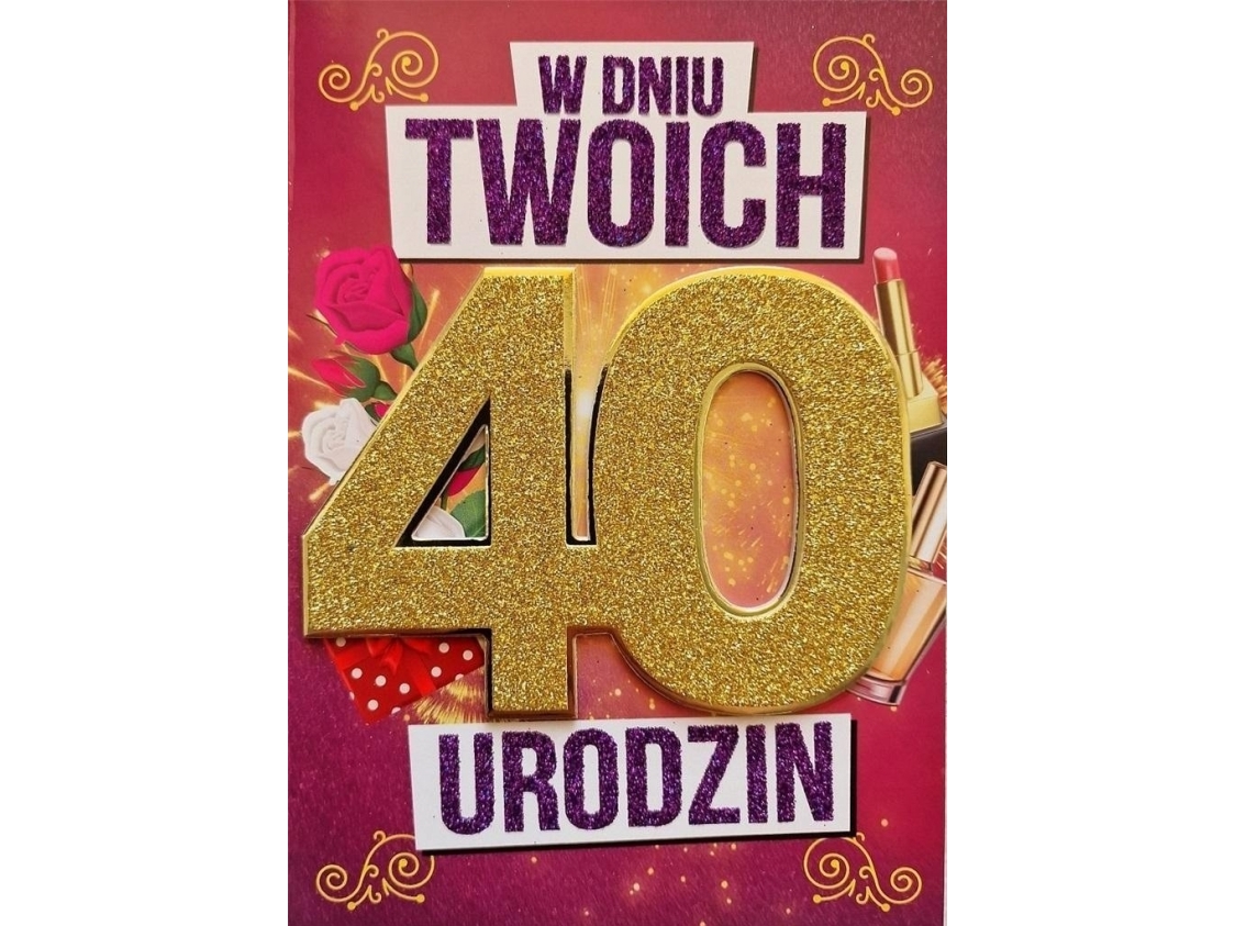 Yeku Karte Geburtstag 40 Damen