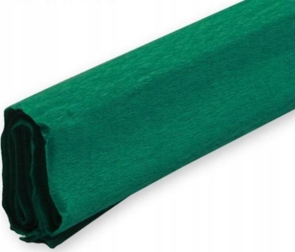 Polysirhurt Krøllet silkepapir jordfarvet grøn 50x200 (10stk)