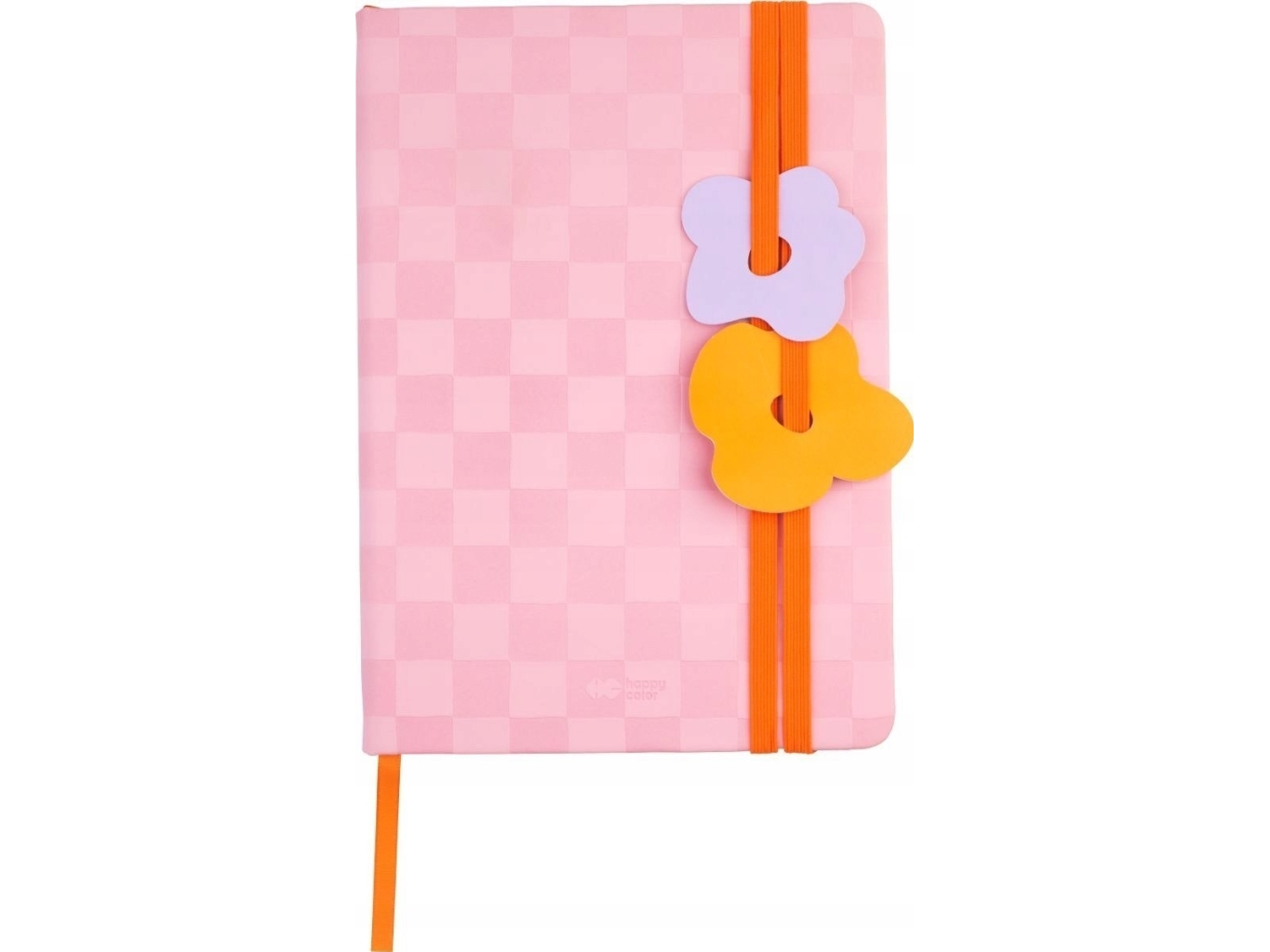 Happy Color Notes med elastikker A5/80K prikker Bloom HAPPY COLOR