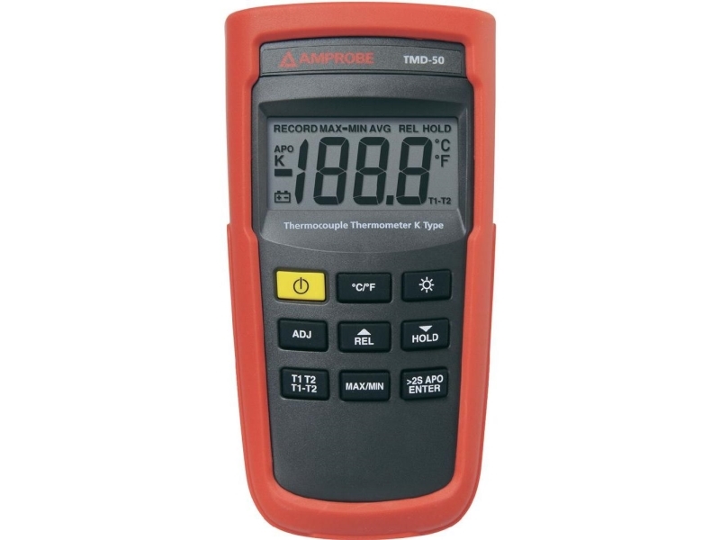 Beha Amprobe Tmd-50 Temperatur-Måleudstyr -60 - +1350 °C Sensortyp K