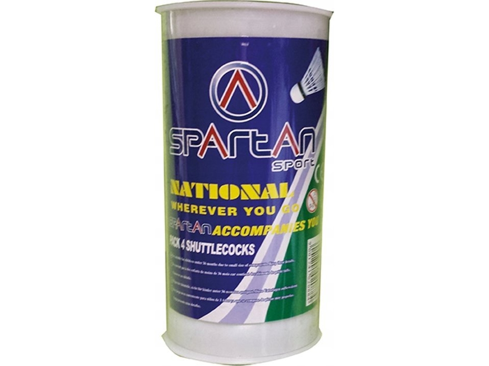 Spartan Sport Spartan Neo badmintonpile/-bolde 4 stk Neon