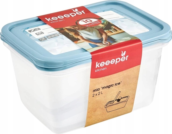Keeeper Opbevaringssæt Mia Magic Ice 2X2 L (306926...)