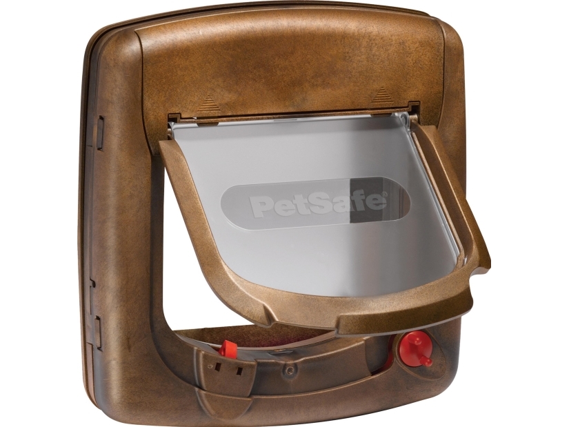 PetSafe Staywell Magnetic Deluxe Magnetisk dörr för katter upp till 7 kg, träimitation | Luftkonditionering och luftkonditionering | GameStuff