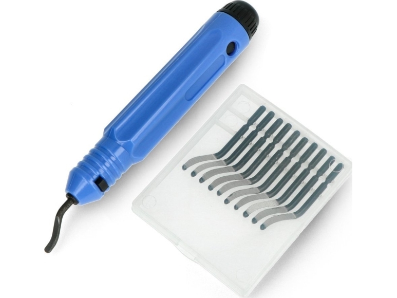 OEM 3D-printbehandlingskniv - afgrater med 10 reserveblade}