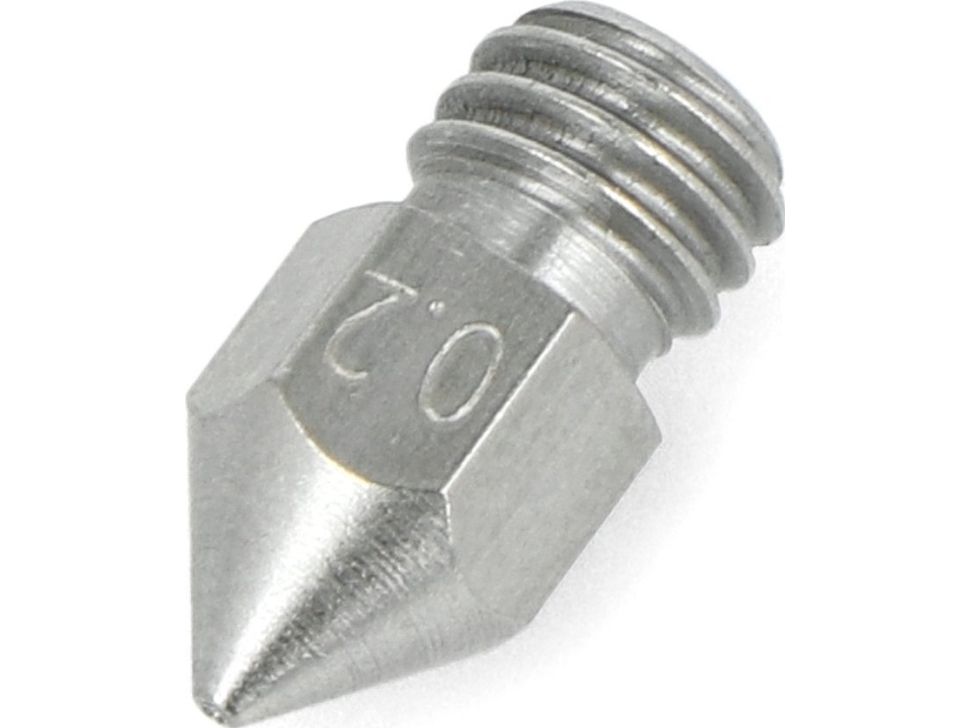 Oem Dyse 0,2 Mm Mk8 - Filament 1,75 Mm - Rustfrit Stål