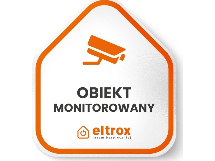 Oem Überwachter Gegenstand Aufkleber Klein Eltrox