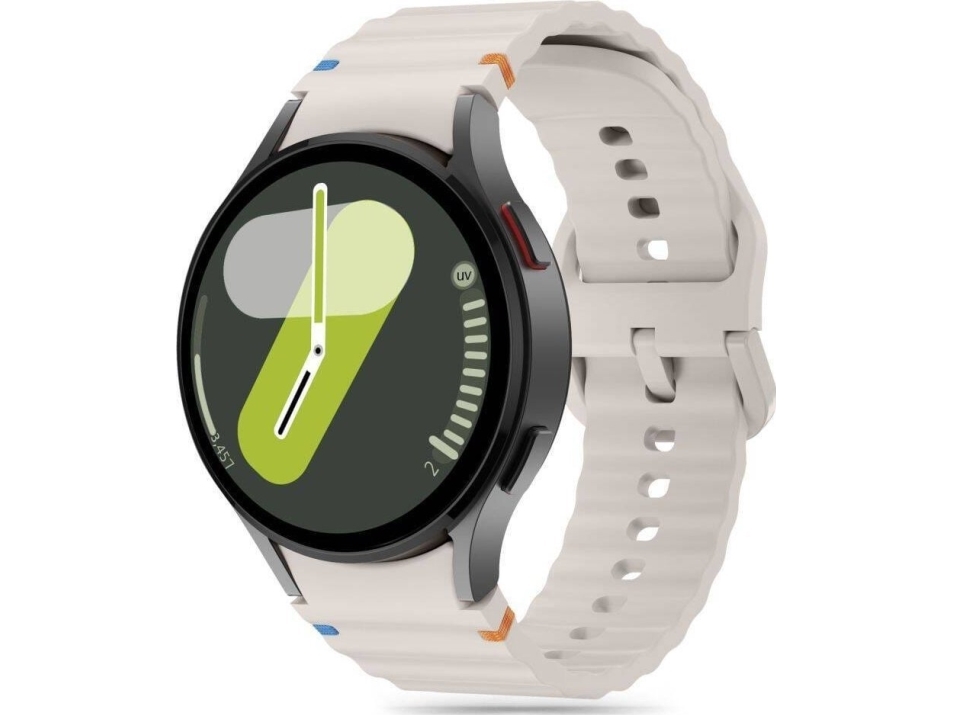 Tech-Protect Tech-Protect Silicone Sport Samsung Galaxy Watch 4 / 5 / 5 Pro / 6 / 7 / Fe Starlight