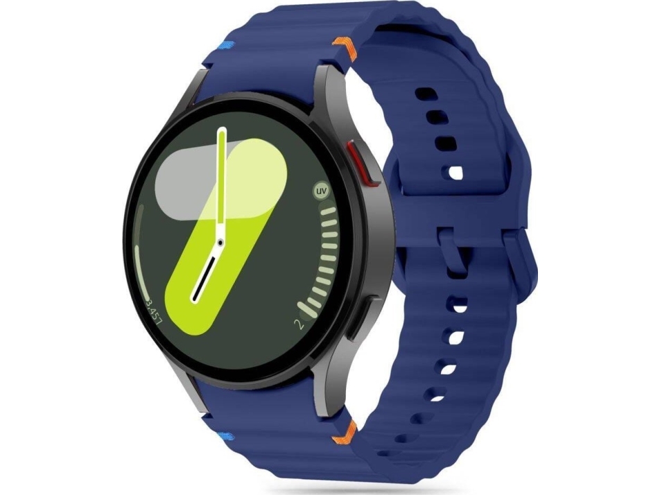 Tech-Protect Tech-Protect Silicone Sport Samsung Galaxy Watch 4 / 5 / 5 Pro / 6 / 7 / Fe Navy Blue