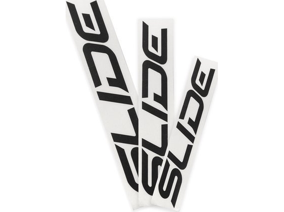 SLIDE-klistermærke sort 25 cm