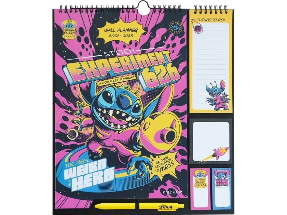Disney Stitch väggkalender 2024/2025 | Andra leksaksmärken - A-E - Disney | GameStuff