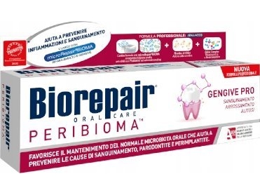 Biorepair Peribioma PRO+ probiotisk tandpasta mod paradentose 75 ml