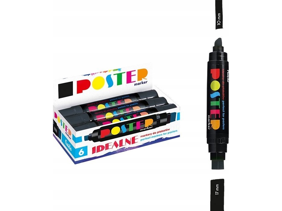 Fiorello Poster Marker GR-1712 sort, SORT