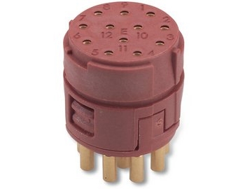 Lapp EPIC SIGNAL M23, Lige, Hunstik, 100 V, 7 A, Brun, Metal