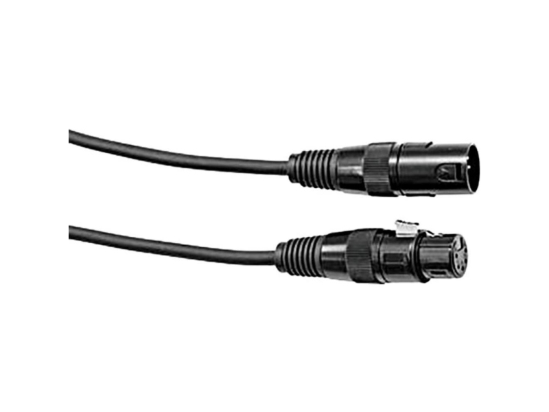 Eurolite 5-Pol Dmx Forbindelsesledning [1X Xlr-Stik 5-Polet - 1X Xlr-Bøsning 5-Polet ] 5.00 M