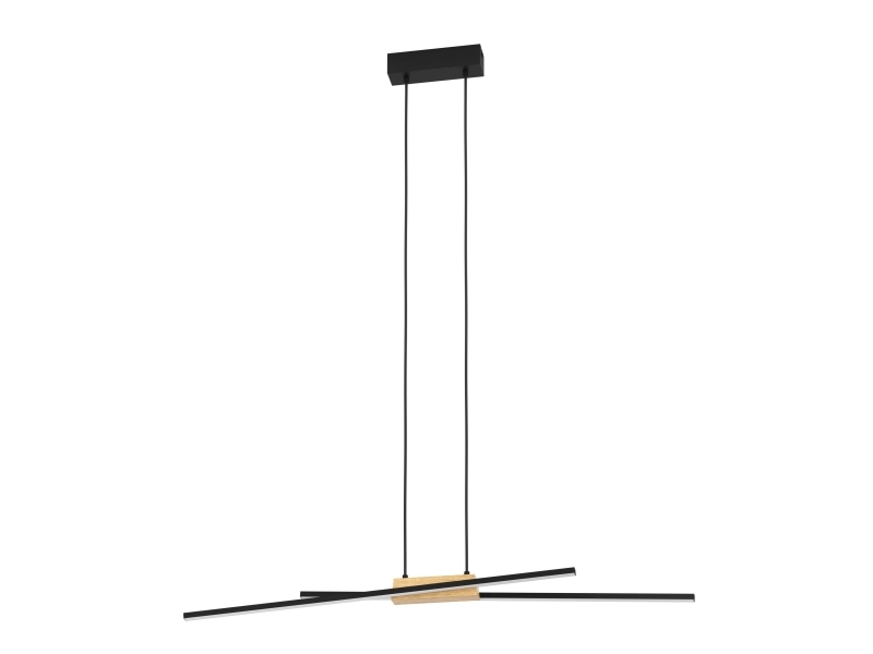 Eglo Panagria Langbord 2l Sort/træ Fsc