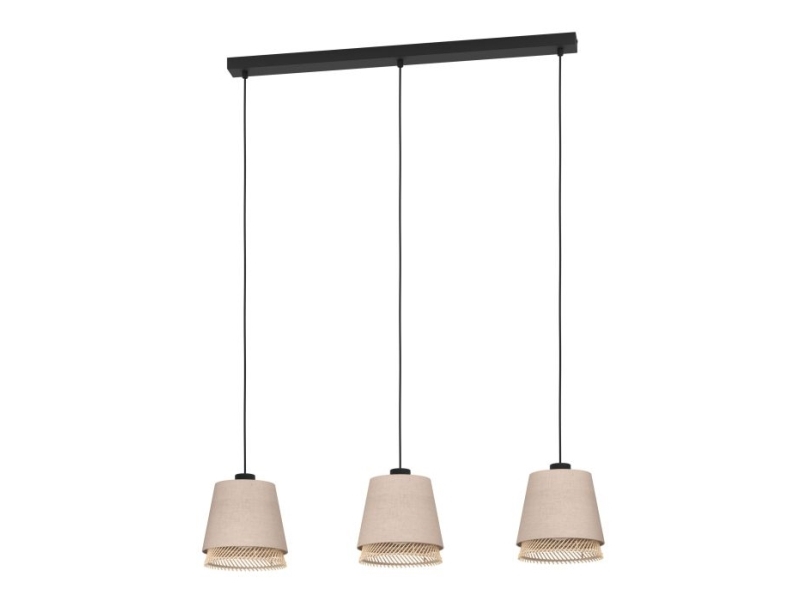 EGLO TABLEY PITKÄ PÖYTÄ L890 3XE27 LUONNOLLINEN