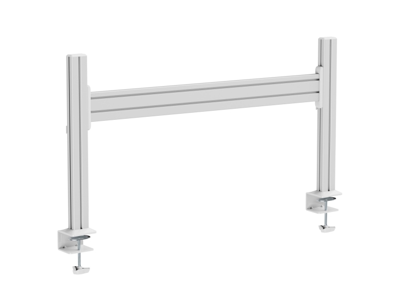Inline 23181E, Lamellenwand-Panel, Weiß, Aluminium, Kunststoff, Tisch/Bank, 7 Kg, 60 X 1000 X 430 Mm