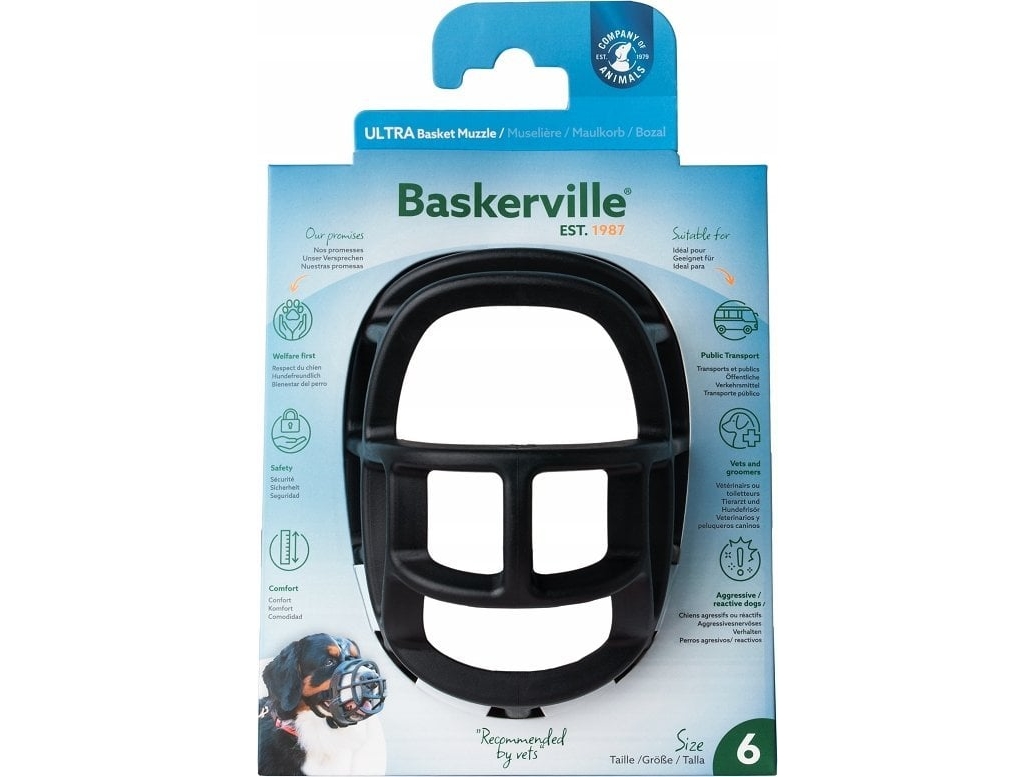 Company of Animals Baskerville Ultra munkorg storlek 6, nos: L10cm, Ø42cm | Sällskapsdjur - Hund - Andra tillbehör | GameStuff