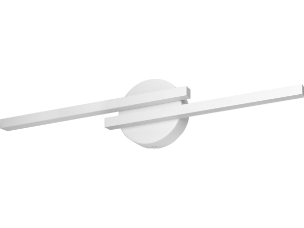 Vegglampe Orno Tekano Led 14W, Lysende Lampe, 1540Lm, 4000K, Ip44, Dł. 55 Cm, Aluminium, Hvit