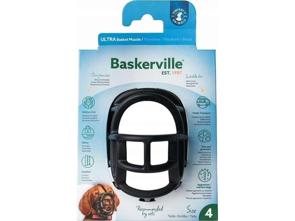 Company of Animals Baskerville Ultra munkorg storlek 4, nos: L8cm, Ø32cm | Sällskapsdjur - Hund - Andra tillbehör | GameStuff