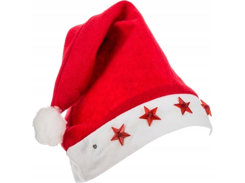 Fééric Lights og julemandshue med LED-lys til voksne