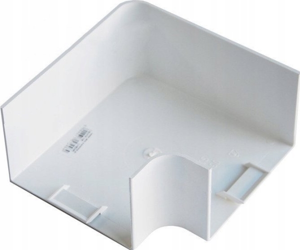 STASIŃSKI Fittings for skirting boards, angular connector WHITE LK 40x25 (1 item)