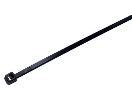 Kabelband 2,5X200 svart UV-beständigt, max Ø-diameter 52,5mm, temperatur -40°C till +85°C, draghållfasthet 80N, polyamid (PA) - (100 st) | EL Artiklar - Andra EL - Övriga | GameStuff