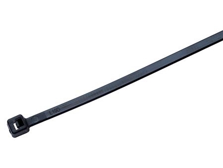 Kabelband 3,6X200 svart UV-beständigt, max Ø-diameter 52,5mm, temperatur -40°C till +85°C, draghållfasthet 180N, polyamid (PA) - (100 st) | EL Artiklar - Andra EL - Övriga | GameStuff