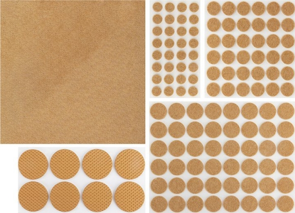 Blow 69-025# Filtpuder til møbler 125stk mix brun