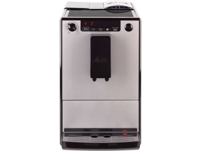 Melitta 6774120, Espressomaschine, 1,2 L, Kaffeebohnen, Eingebautes Mahlwerk, 1400 W, Silber