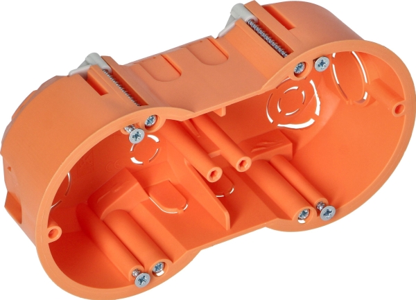 Orno infälldosa 60 mm dubbel för G/K | EL Artiklar - Elcentral - Monteringsskåp | GameStuff