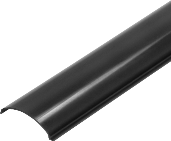 Orno Dome kulmaprofiilisarjaan AD-LP-6502, 2m, polykarbonaatti musta