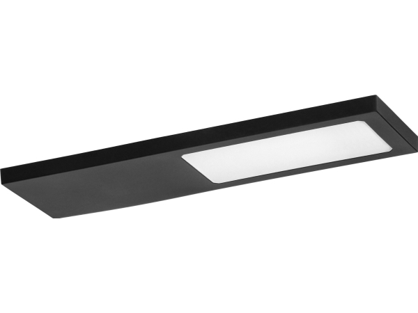 Orno PLANA LED-kaapinalainen valaisin 4W, 240lm, 4000K, musta