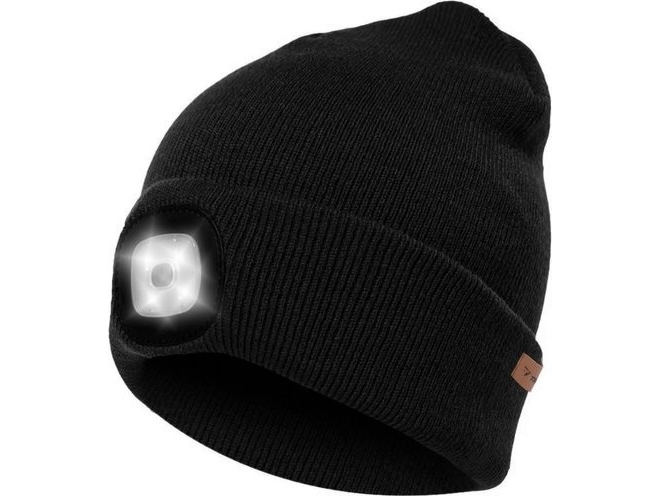 Trizand vinterhue med lygte 22663 sort