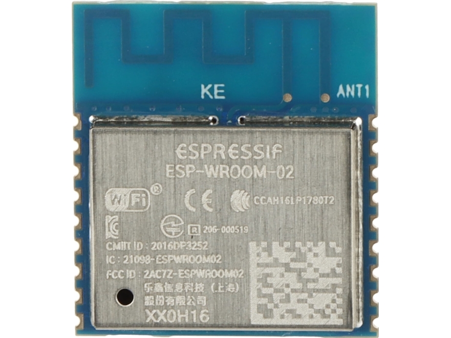 Espressif netværksterminal WI-FI MODUL ESP-WROOM-02 ESP8266EX Espressif