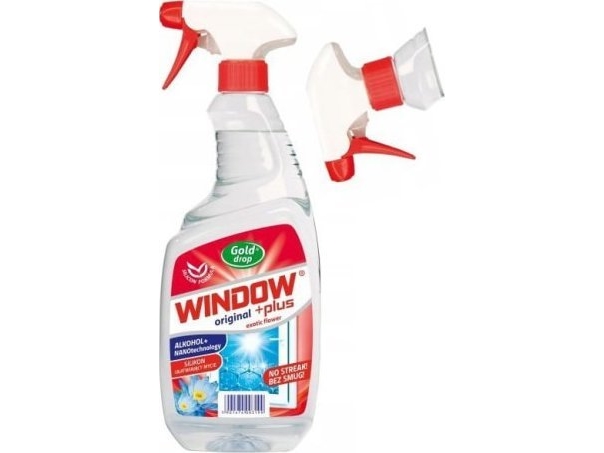Gold drop Vindues- og spejlrens Window Plus Nano 750 ml