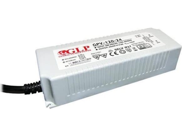 Premium Lux-Strømforsyning Gpv 120W 24V Dc Ip67 Gpv-120-24 Led