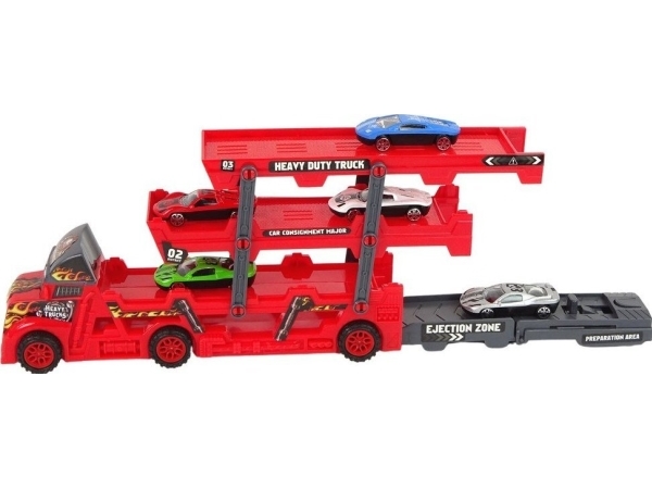 Large 3-Storey Truck Trailer Heavy Duty Truck With Extendable Car Laun