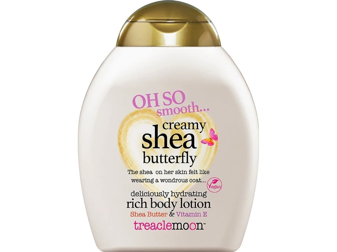 TREACLEMOON Shea Butterfly Rich Moisturizing Body Lotion Shea Butter&amp Vitamin E 250ml